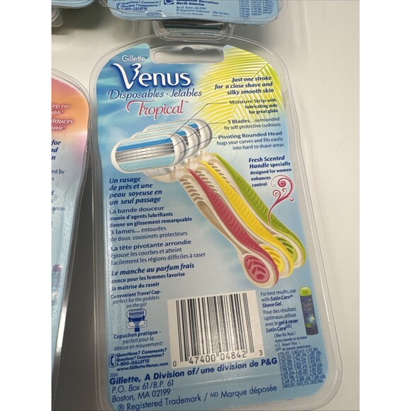 Gillette Venus Disposables LOT OF 18 - 6 Packs Tropical Smooth Legs Fresh Scent - Picture 9 of 14
